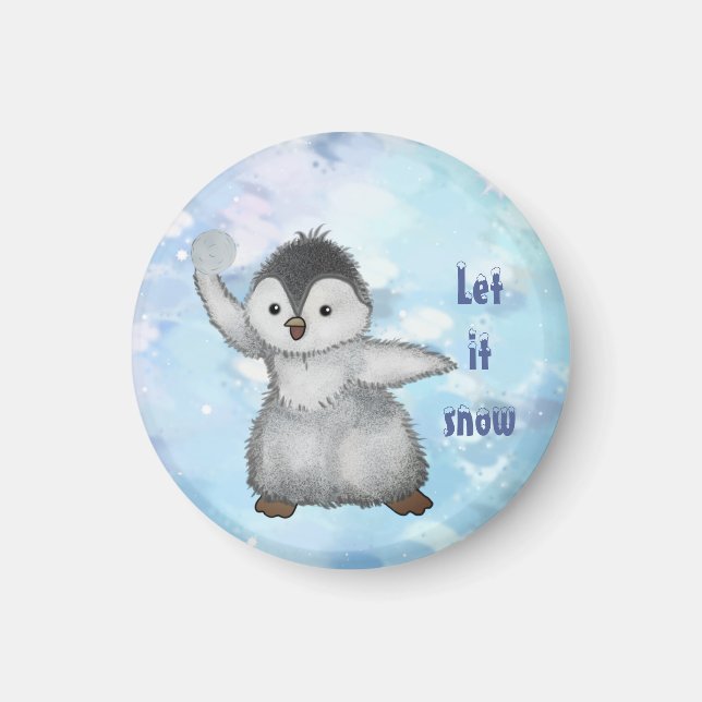 Winterpinguin  magnet (Vorne)