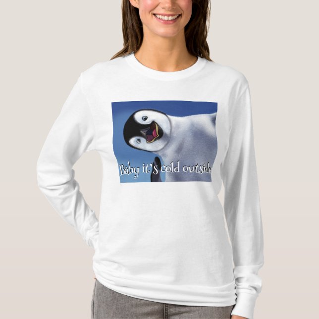 Winterpinguin T-Shirt (Vorderseite)