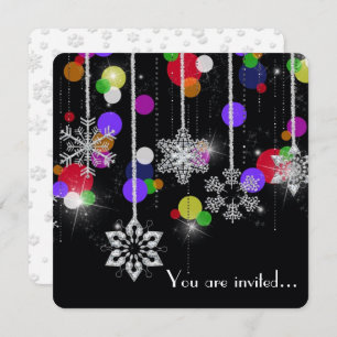 Winterpläne für Party Einladung