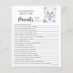 Winterpolare Teddybär - Spiele über die Eltern