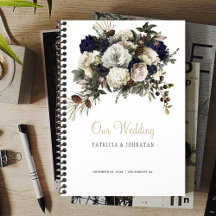 Winterpöne Hochzeit mit elegantem Goldskript