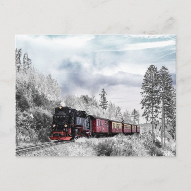 Winterpostkarte Postkarte (Vorderseite)