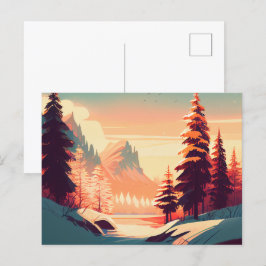 Winterpostkarten Postkarte