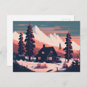Winterpostkarten Postkarte