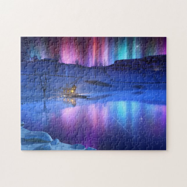 Winterragenbogen-Puzzle Puzzle (Horizontal)