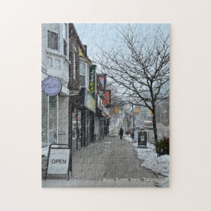 Winterrätsel in der Bloor Street West, Toronto Puzzle