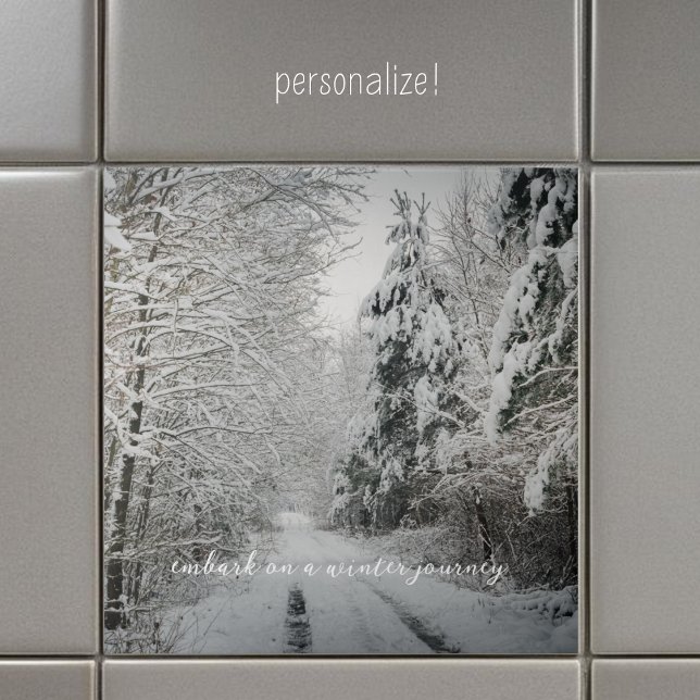 Winterreise durch das Wald Fliese (Von Creator hochgeladen)