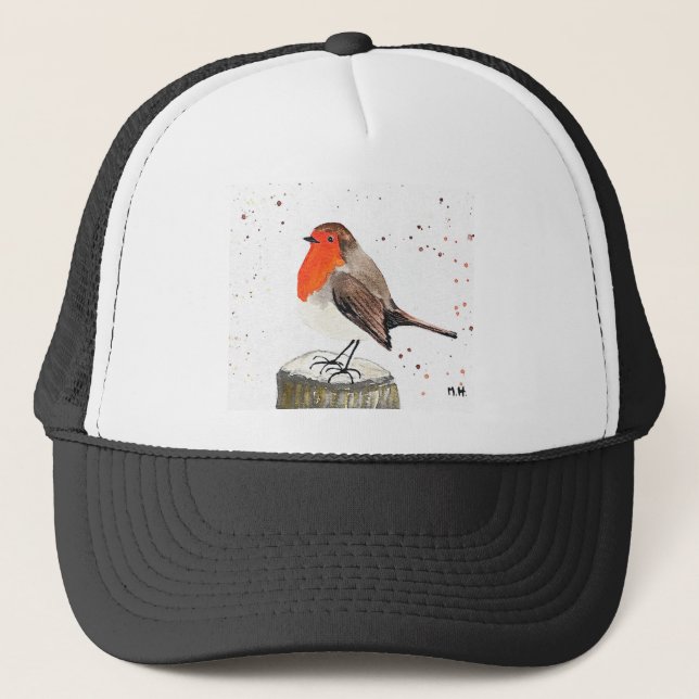 Winterrobin Truckerkappe (Vorderseite)