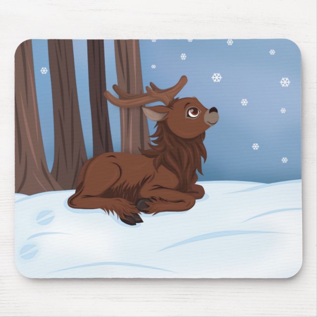 Winterrutscher Mousepad (Vorne)