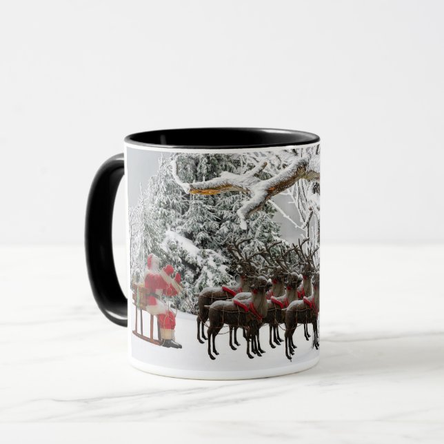 Winterrutscher Tasse (Vorderseite Links)