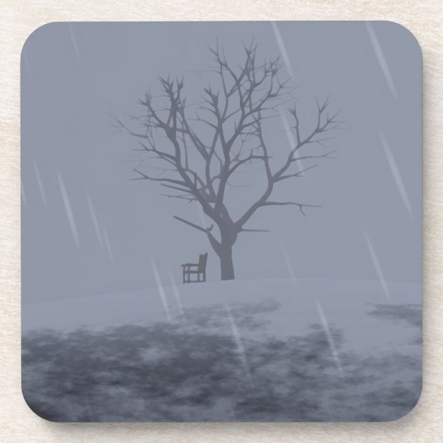 Winter's Chill Cork Untersetzer (Vorderseite)