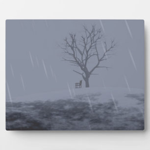 Winter's Chill Foto Plaque Fotoplatte