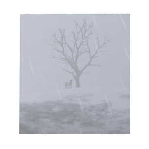 Winter's Chill Notepad Notizblock