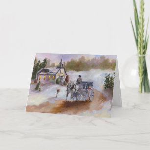 Winters Dream Leerkarte Feiertagskarte