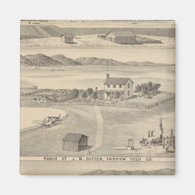 Winters Dutton Ranch Magnet (Vorne)