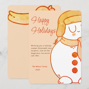 Winter's Embrace Holiday Card Feiertagskarte