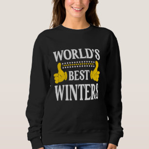 Winters Nachname Team Familie Nachname Weltbeste Sweatshirt