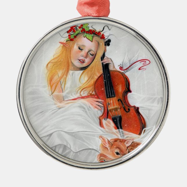 Winters Song Elven Princess Ornament (Vorne)