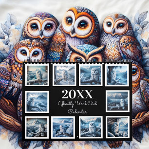 Winter's Whisper: Ein Jahr mit dem Ural Owl 20XX Kalender