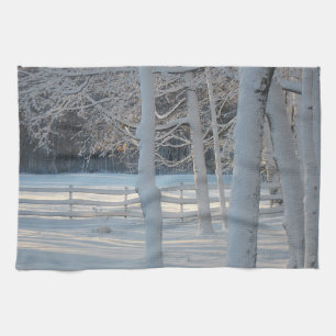 Wintersaison Geschirr Handtuch