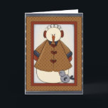 Wintersaison Snowfolk Snowman Grußkarte 1 Feiertagskarte<br><div class="desc">Diese Karte ist für Sie bereit, Ihre eigene persönliche Nachricht hinzu ... {Kartendesign/Grafik von Trina Clark - endgültige Design von marlodedesigns.com} © 2004-2013 MarloDee Designs: Alle Rechte vorbehalten. Alle erforderlichen Lizenzen wurden erworben und sind in Datei gespeichert. Bilder auf dieser Website sind NICHT öffentlich zugänglich. Sie dürfen diese Designs, Bilder,...</div>