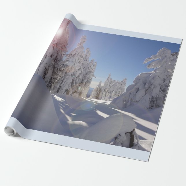 Winterscape Wrapping Paper Geschenkpapier (Ungerollt)