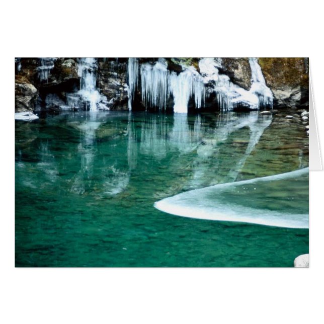 Winterscapekarte (Vorderseite (Horizontal))