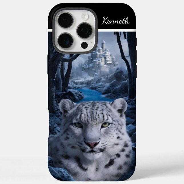 Winterschau von Snow Leopard Case-Mate iPhone Hülle (Rückseite)