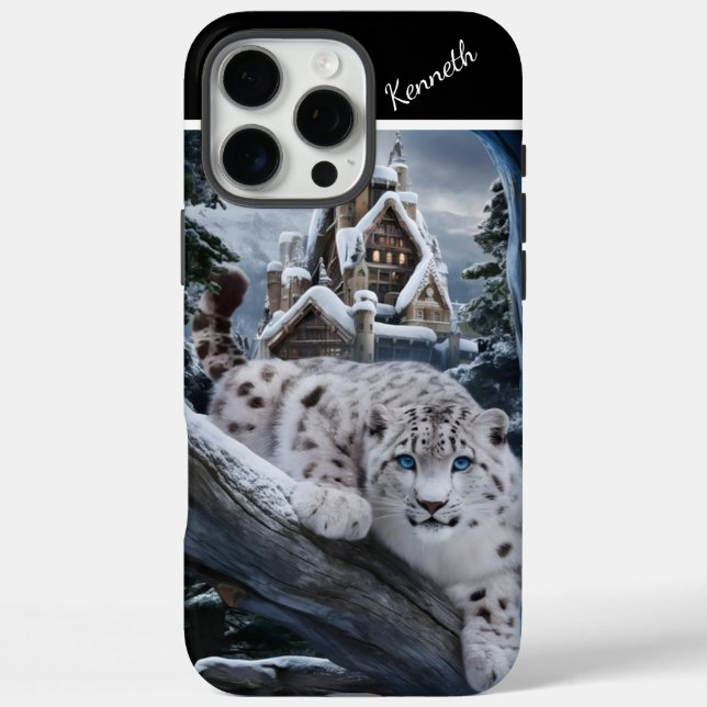 Winterschau von Snow Leopard Case-Mate iPhone Hülle (Rückseite)