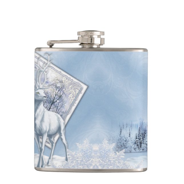 WINTERSCHENKE AUS BLAU UND WEISS FLACHMANN (Vorderseite)