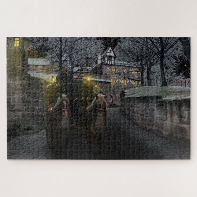 Winterschloss Puzzle (Horizontal)