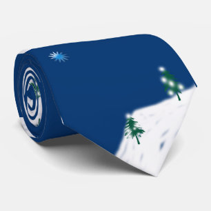 Winterschnecken für Männer Krawatte