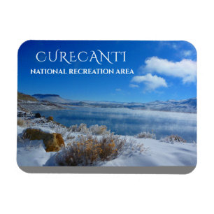 Winterschnee am Blue Mesa Resort Curecanti NRA Magnet
