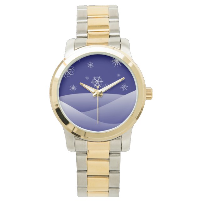 WINTERSCHNEE ARMBANDUHR (Vorderseite)