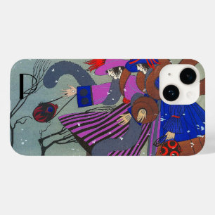 WINTERSCHNEE ART DECO MODE MONOGRAMM Case-Mate iPhone 14 HÜLLE