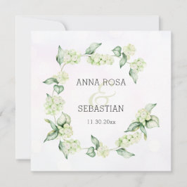 *~* Winterschnee Berry AR12 Boho UAWG QR Hochzeit Einladung