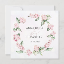 *~* Winterschnee Berry Boho QR UAWG AR12 Hochzeit Einladung