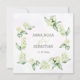 *~* Winterschnee Berry Boho UAWG QR AR12 Hochzeit Einladung