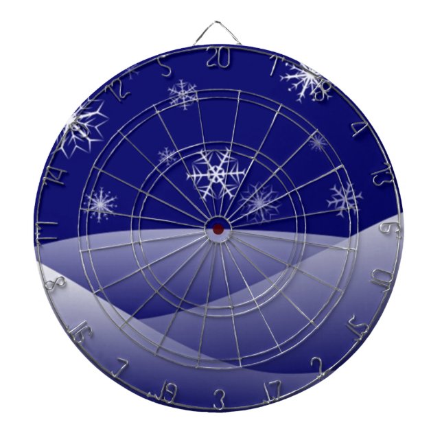 WINTERSCHNEE DARTSCHEIBE (vorne)
