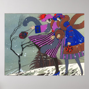 WINTERSCHNEE / FASHION COSTUME DESIGNER POSTER