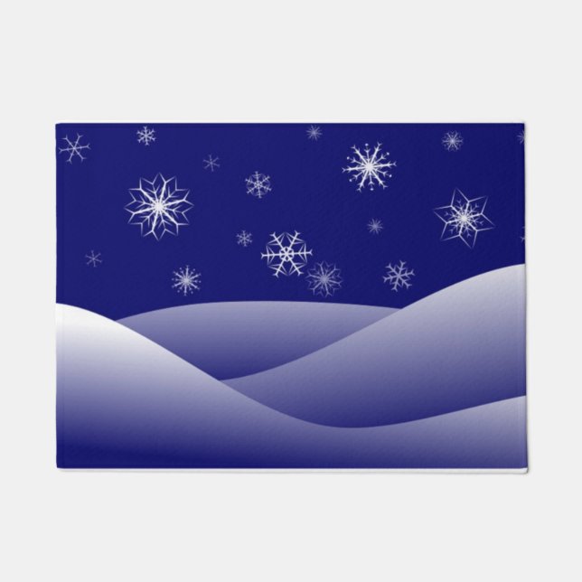 WINTERSCHNEE FUßMATTE (Vorderseite)