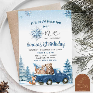 Winterschnee-Mittagspass Artische Tiere ersten Geb Einladung