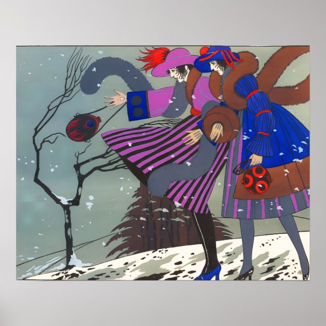 WINTERSCHNEE / MODEKOSTÜMDESIGNER POSTER (Vorne)