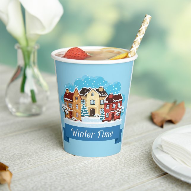 Winterschnee Pappbecher (Von Creator hochgeladen)