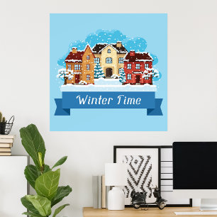 Winterschnee Poster