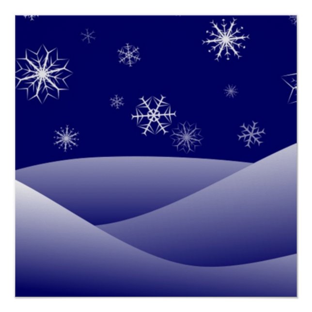 WINTERSCHNEE POSTER (Vorderseite)