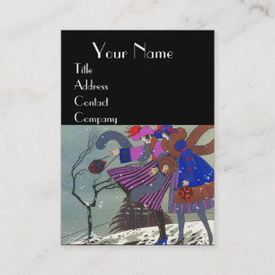 WINTERSCHNEE / SCHÖNHEIT FASHION COSTUME DESIGNER VISITENKARTE