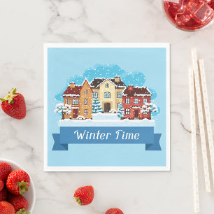 Winterschnee Serviette
