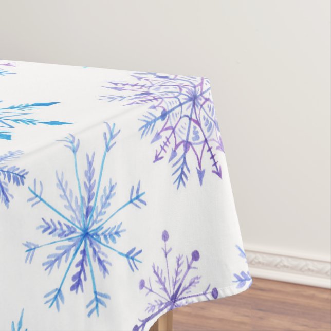 Winterschnee Tischdecke (Beispiel)