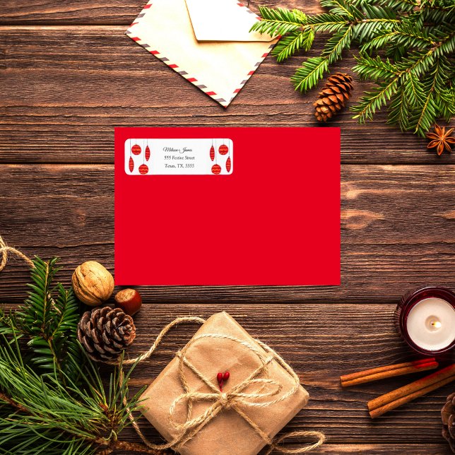 Winterschnee Weihnachten Rote Bauble Feier Hochzei (Von Creator hochgeladen)